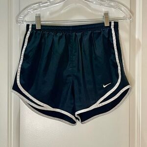 Nike Dri-Fit Women's Black Athletic Shorts with White Trim Size S
